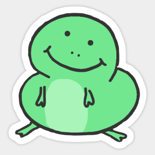 Pudgy frog Sticker